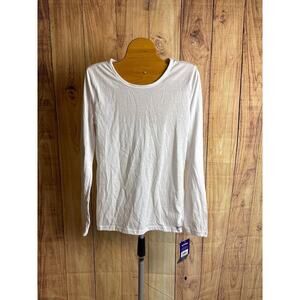 Sivvan Long Sleeved Tshirt Classic Fit White Women's Size S NEW